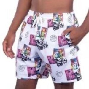 SWIMINISTA X JAMES PETER HENRY L Board Shorts Artwork Toss Print